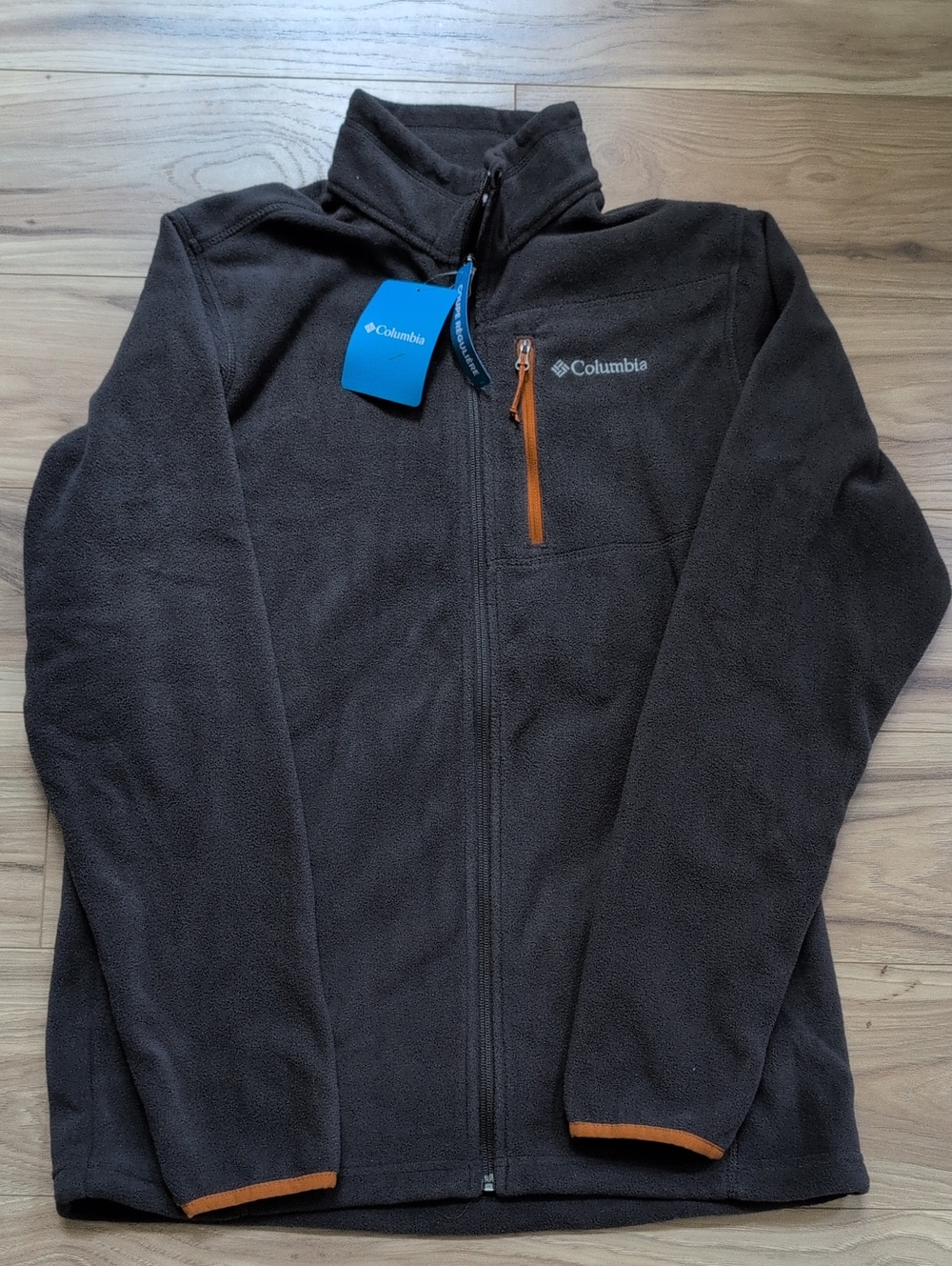 Columbia Men’s Brown Full-Zip Fleece Jacket